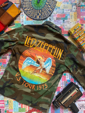 Led Zeppelin Camo Jacket