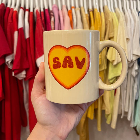 Sav Heart Mug