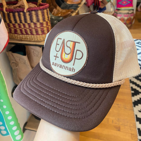 Tan East and Up Hats