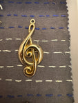 Big Music Note Charm
