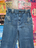 Woven Pocket Jeans