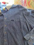 Seersucker Button Down Corduroy Collar