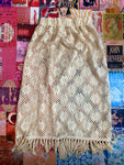 Crochet Fringe Trim Skirt