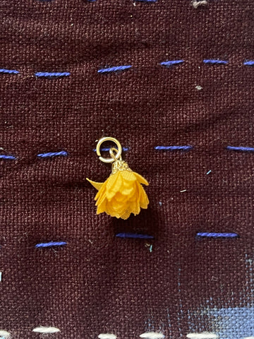 Yellow Flower Charm