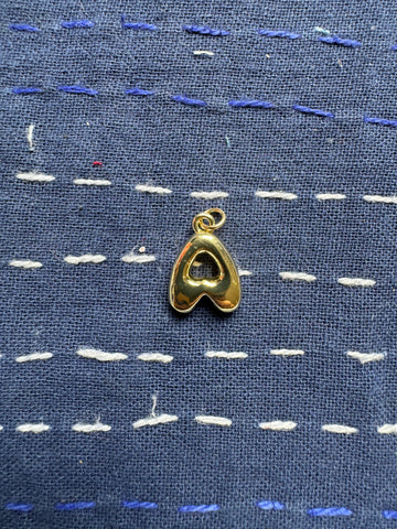 Bubble Letter Charm