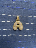 Blinged Bubble Letter Charm