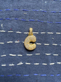 Blinged Bubble Letter Charm