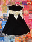 Black Bow Semi-Formal Dress