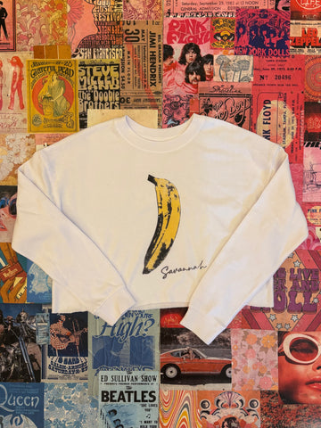 Savannah Banana Cropped Sweatshirt