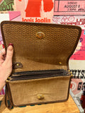 Brown caggiano clutch