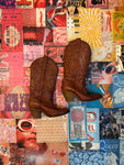 Miss Capezio Red-Brown Boots