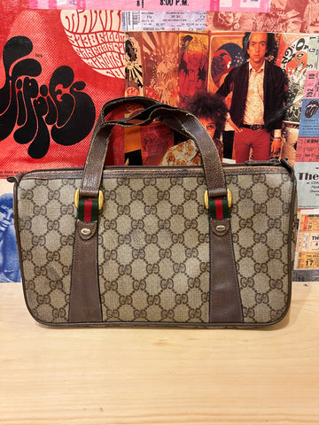 Gucci Brown Monogram Handbag