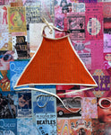 Orange Triangle Tie Top