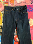 Dark Wash Denim Straight Jeans