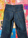 Dark Wash Denim Straight Jeans