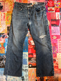 Converse distressed jean