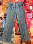 Pleated Jeans