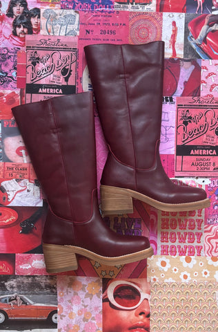 Plum Colored Dingo Boots