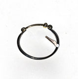 Silver hook link bracelet