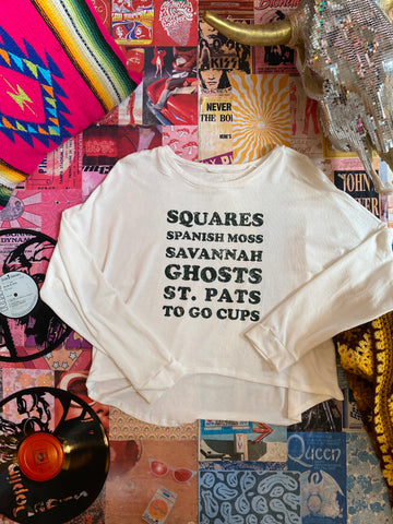 Savannah Squares Sweatshirt