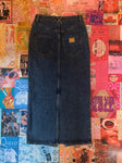 Dark Blue Denim Seventy + Mochi Skirt