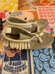Grey Suede Moccasins