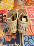 Grey Suede Moccasins
