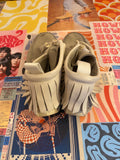Grey Suede Moccasins