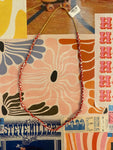 Red And White Bead Necklace