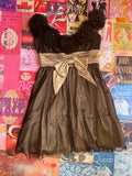 Black Betsey Johnson Tulle Mini Dress