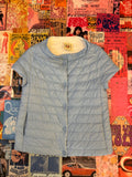 Light Blue Short-Sleeved Puffer