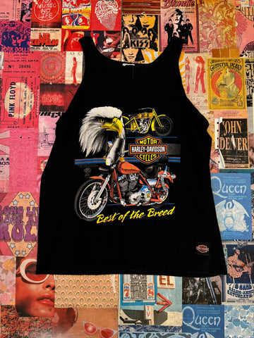 Harley Davidson Black Tank