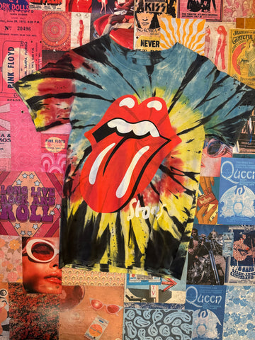 Rolling Stones Dark Tie Dye