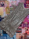 Silver Sequin Dress