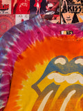 Rainbow Tie Dye Rolling Stones Tee