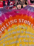 Rainbow Tie Dye Rolling Stones Tee