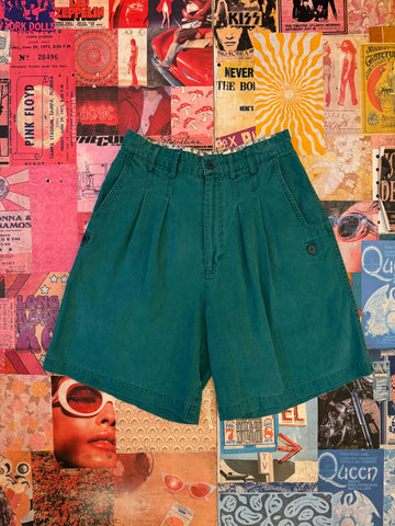 Hunters Run Green Shorts