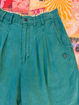 Hunters Run Green Shorts