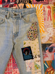 Patchwork Denim Jeans