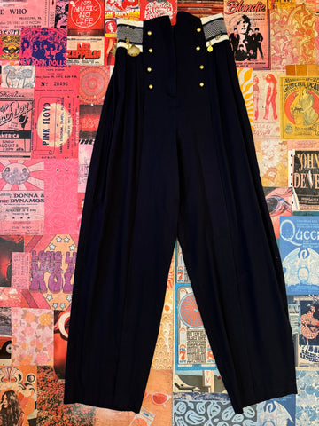 Blue Sailor Pants with Pins