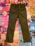 GAP Olive Boot Cut Leather Pants