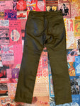 GAP Olive Boot Cut Leather Pants