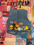 Penny Lane Denim Button Vest