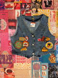 Penny Lane Denim Button Vest