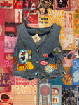 Penny Lane Denim Button Vest