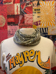 Grey Patterned Scarf