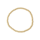 Gold Beaded Stretch Bracelet