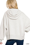 Oversized Fleece Kangaroo Pocket Hoodie