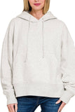 Oversized Fleece Kangaroo Pocket Hoodie