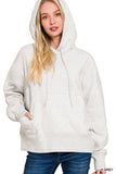 Oversized Fleece Kangaroo Pocket Hoodie